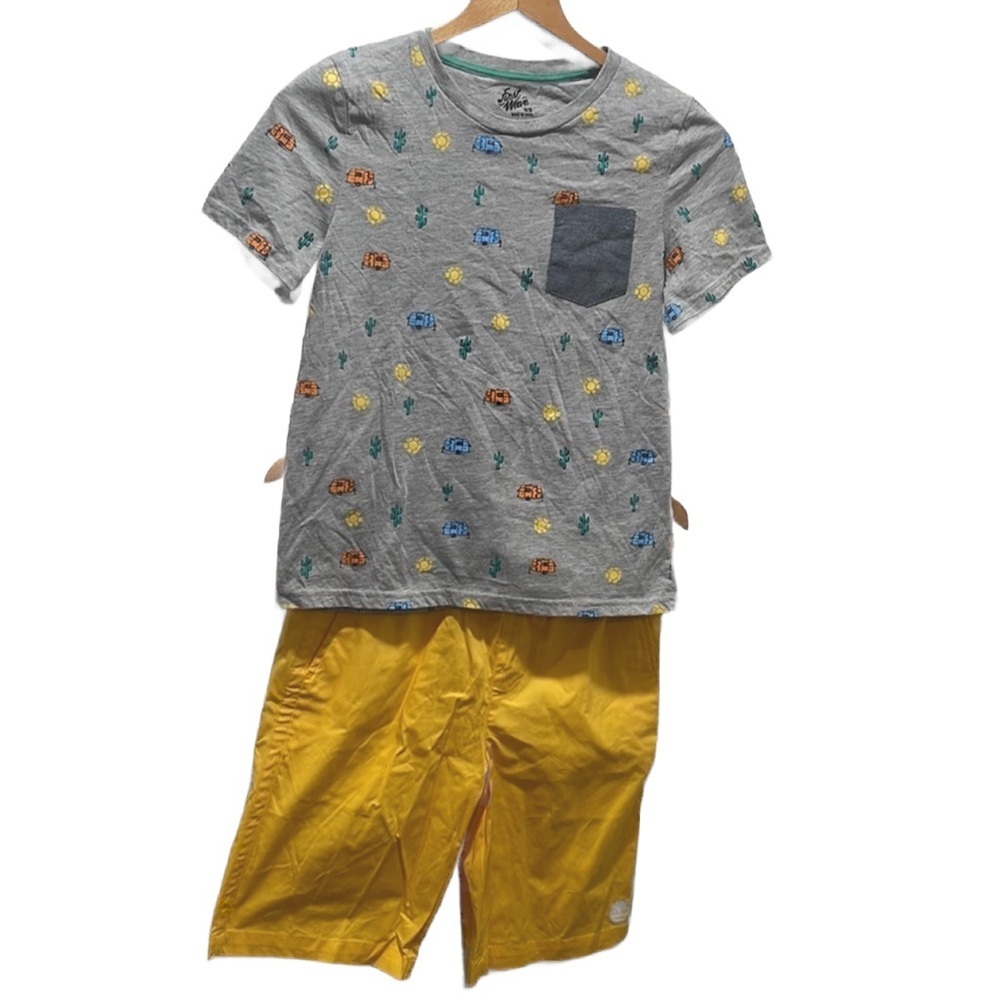 Timberland & First wave boys SET size 14 GUC yellow and gray colors..